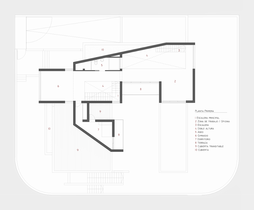 Vivienda unifamiliar - planta primera